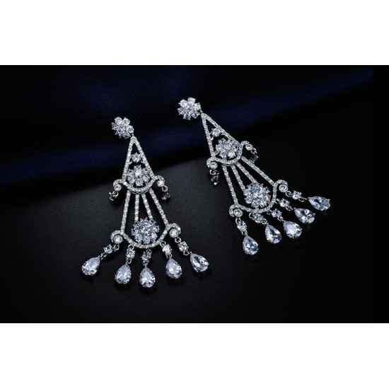 Luxury AAA Cubic Zirconia chandelier Earrings