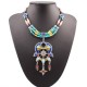 Colorful Enamel Ethnic Jewelry Set (Blue)
