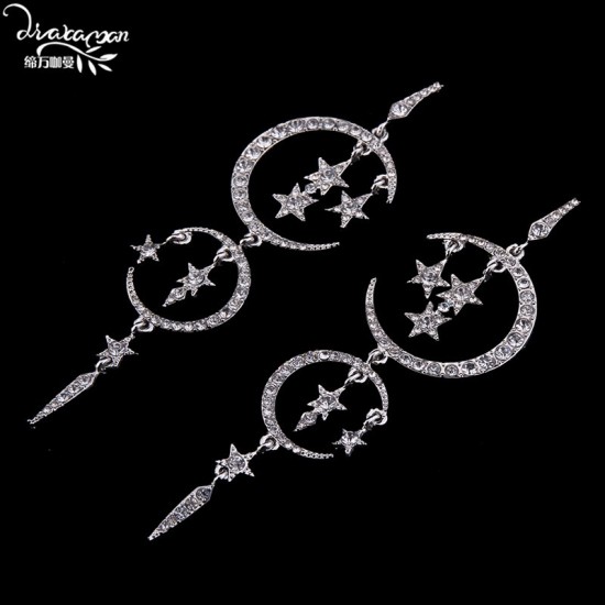 Moon Star Earrings(silver)